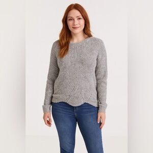 Head sportswear gray sweater